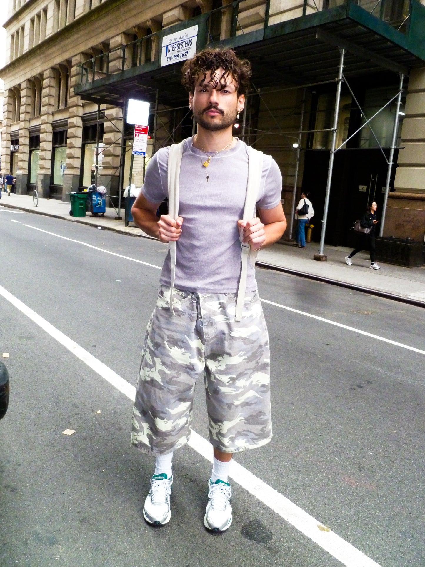 White Camo Jorts