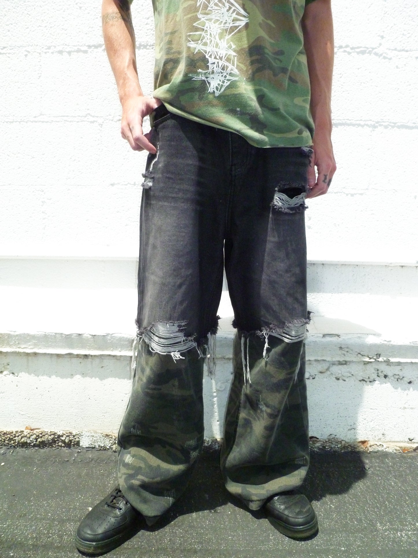 Two Tone Camo Denim