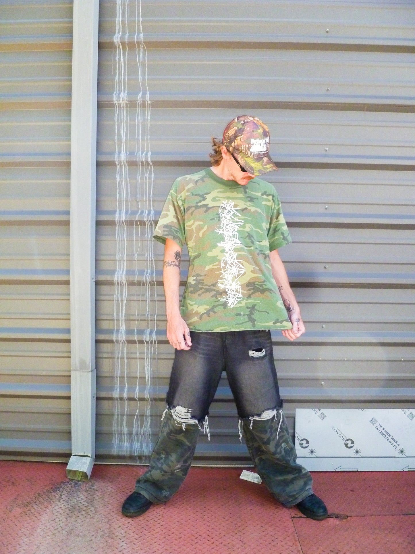 Two Tone Camo Denim