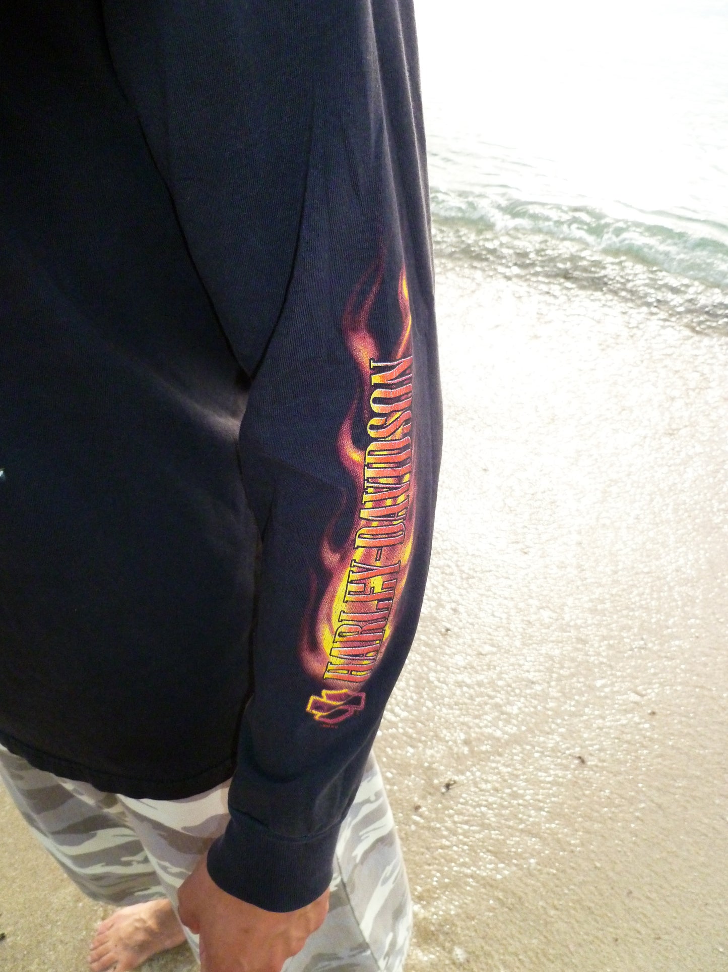 Vintage Harley Davidson Forged In Steel Long Sleeve