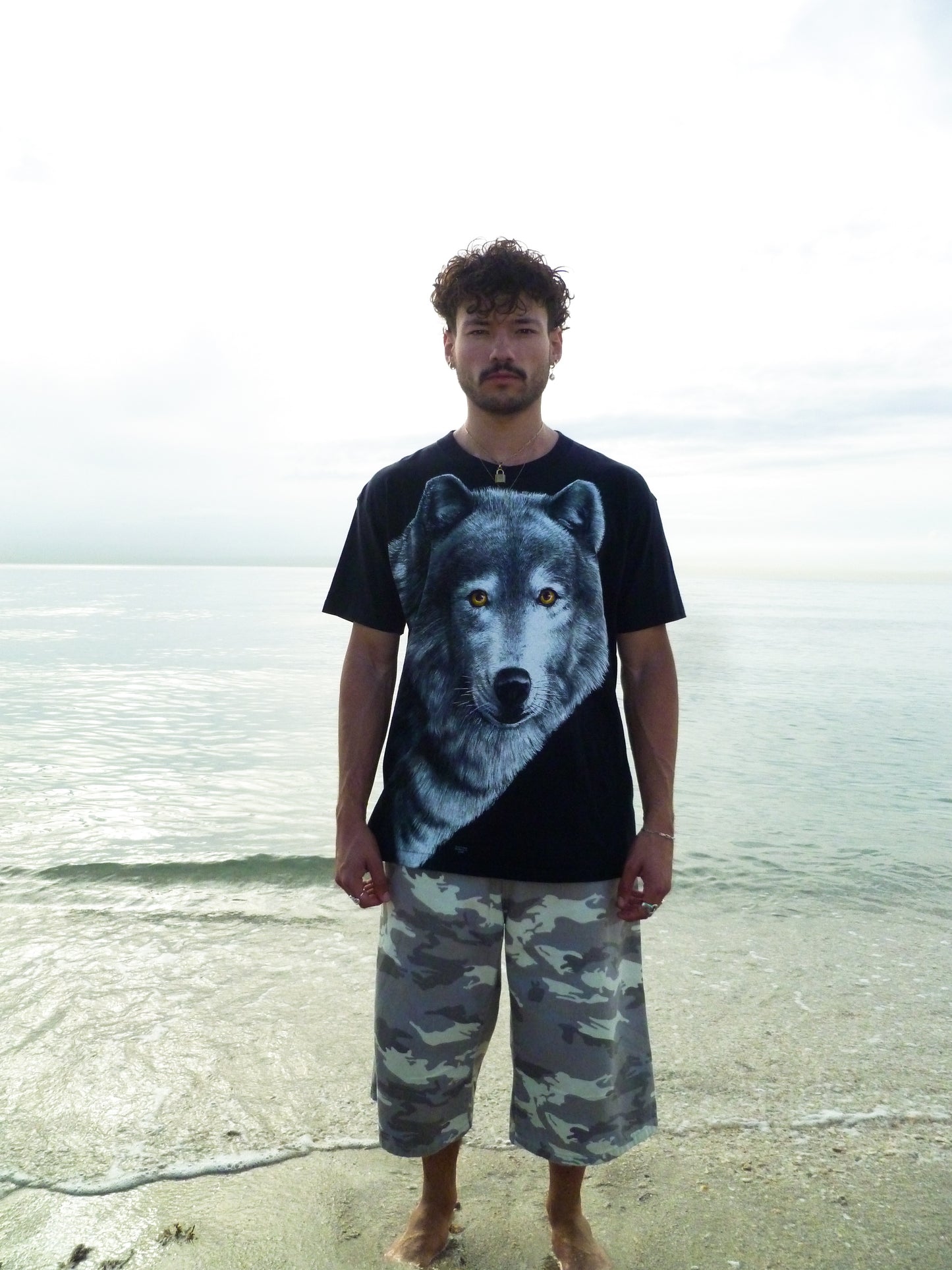 Vintage Mountain Wolf Graphic Tee