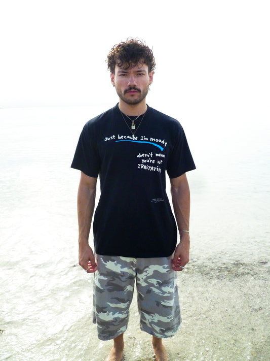 Vintage Just Because Im Moody Tee