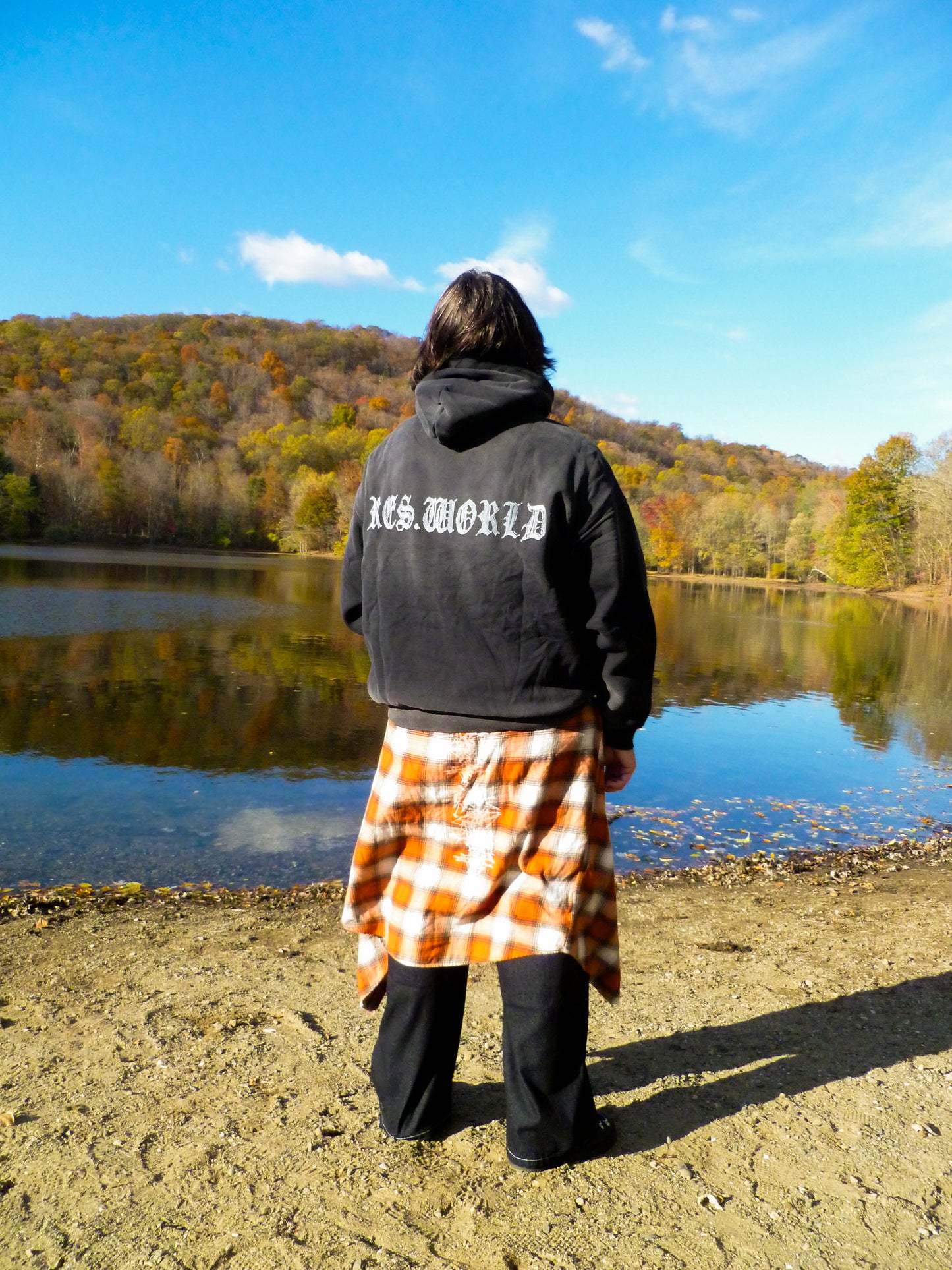 CHARCOAL BLANK SLATE HOODIE