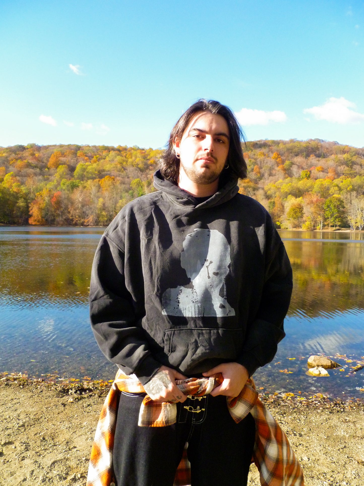 CHARCOAL BLANK SLATE HOODIE