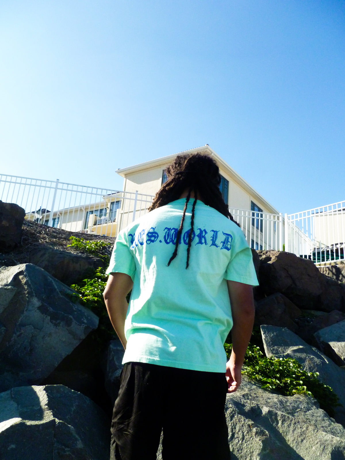 Res World FROST BLUE T-SHIRT