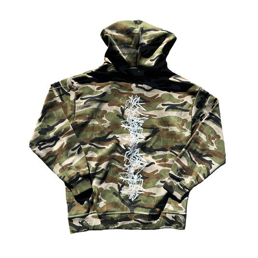 CAMO LIFEPATH ZIP UP HOODIE