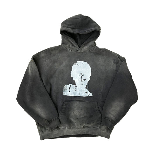 CHARCOAL BLANK SLATE HOODIE