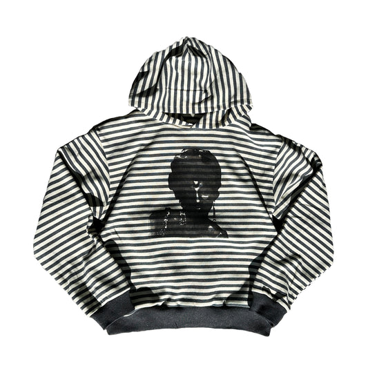 STRIPED SLATE HOODIE